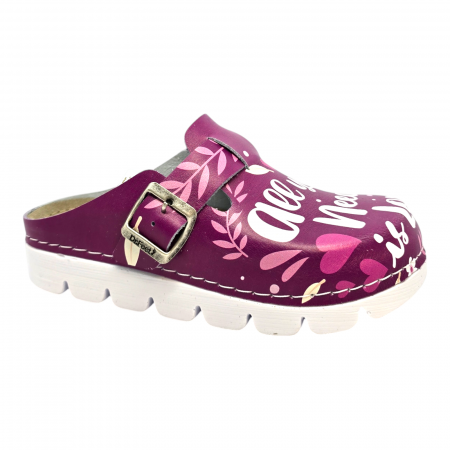 Orvosi bőr klumpa - 1100 noi Dr Feet bor papucs - All you need is love