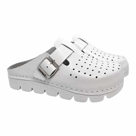 1100 noi Dr Feet bor papucs - feher [1]