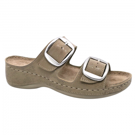 NYÁRI NŐI LÁBBELI KOLLEKCIÓ - 1420 -as női Doss papucs - beige