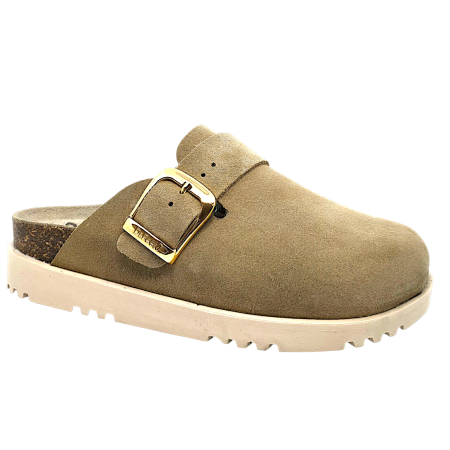 Csukott klumpa - 16202 noi Dr Feet bor papucs - bezs