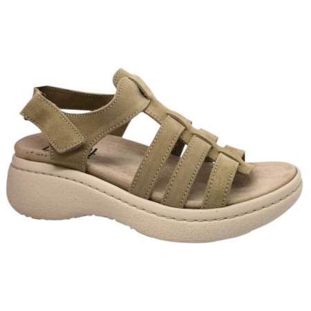 Szandál - 18000 -es női Dr Feet bőr papucs - cappuccino