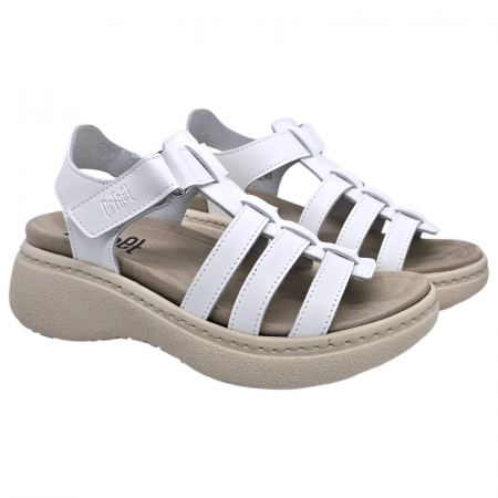 18000 -es női Dr Feet bőr papucs - fehér [1]