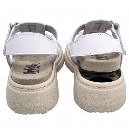 18000 -es női Dr Feet bőr papucs - fehér [3]