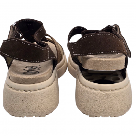 18000 -es női Dr Feet bőr papucs - gesztenye barna [3]