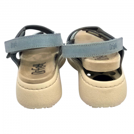 18003 -as női Dr Feet bőr papucs - világos kék [3]