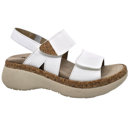 Lábbeli - 21002 -es női Dr Feet bőr papucs - fehér