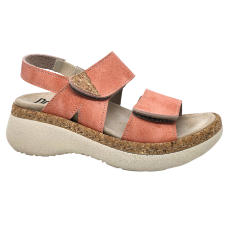 Lábbeli - 21002 -es női Dr Feet bőr papucs - narancssárga
