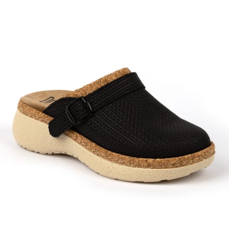 DR FEET LÁBBELI - 21200 -as női Dr Feet bőr papucs - fekete