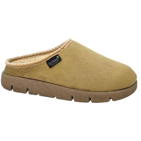 DR FEET LÁBBELI - 24004 -es női Dr Feet gyapjú papucs - barna