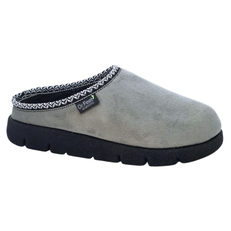 DR FEET LÁBBELI - 24004 -es női Dr Feet gyapjú papucs - szürke