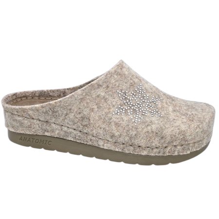 446 -os női Doss gyapjú papucs - béj ***ÚJ KOLLEKCIÓ*** - 446 -os női Doss gyapjú papucs - béj