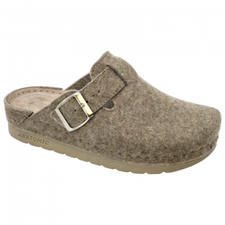 Házi papucs - DOSS - 447 -es női Doss gyapjú papucs - beige