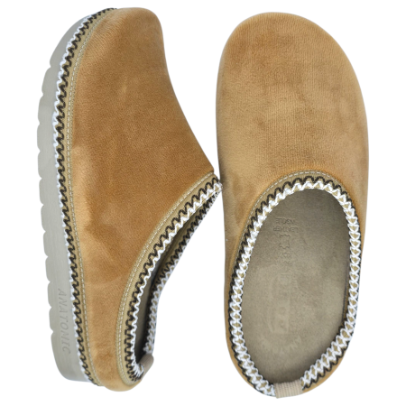 555 -ös női Doss gyapjú papucs - barna [4]