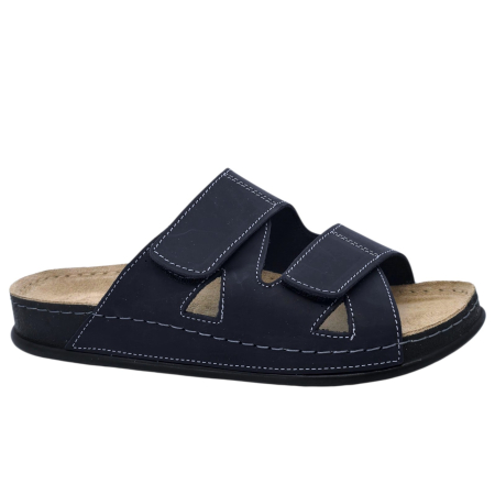 Lábbeli - 608 -as Doss férfi papucs - kék