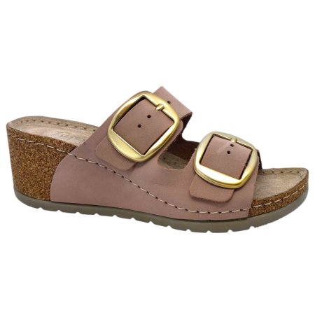 Lábbeli - 695 -ös Doss női papucs - nude rózsaszín