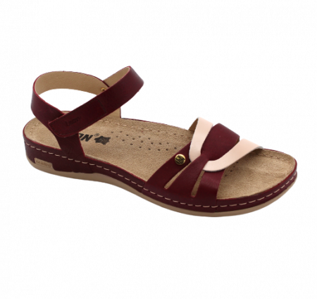 Női szandál - Leon - 961 - es noi Leon bor szandal - bordo