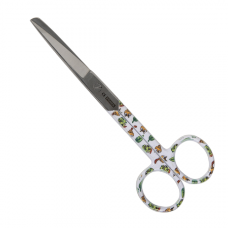 Egyéb kiegészítők - Hernyócska mintás egyenes olló - 14cm
