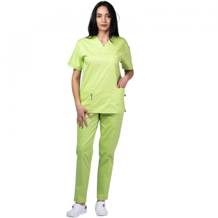 Orvosi ruhák - Mutos egyuttes unisex - alma zold