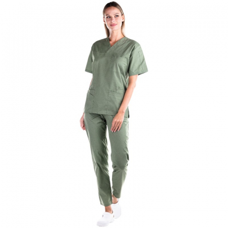 Orvosi ruhák - Mutos egyuttes unisex - khaki zold