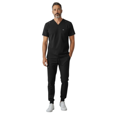 Műtős együttes - férfi - Műtös fárfii együttes Matteo - fekete