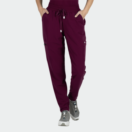 Orvosi ruhák - Mauri orvosi nadrág - sötét lila - Bwell