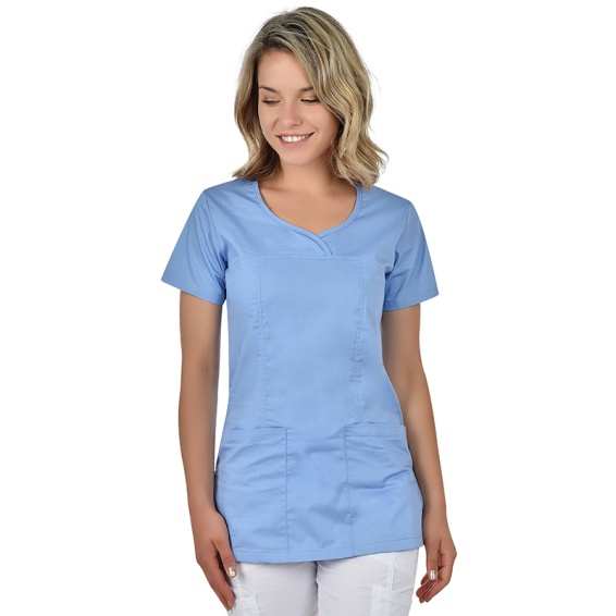 Bluza medicala albastra Ines [3]