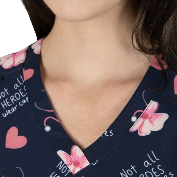 Bluza medicala albastru - Heroes [5]