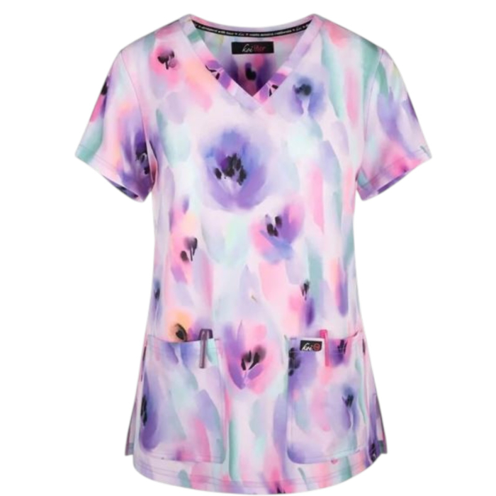 Bluza medicala - Flower Lavender [2]
