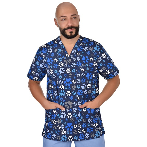 Bluza medicala Lorenzo cu labute [2]
