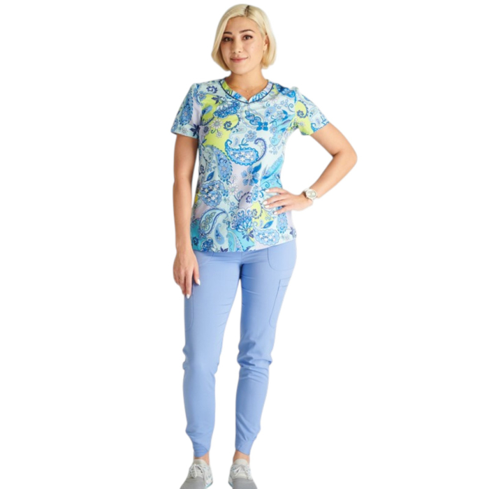 Bluza medicala - Paisley Punch [3]