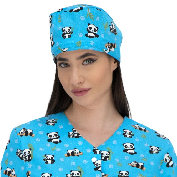 Boneta albastra cu panda [3]