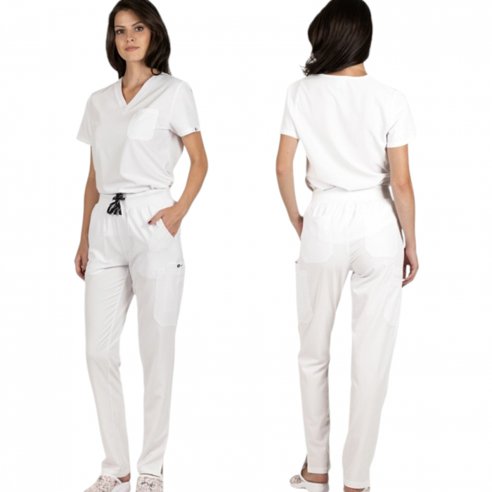 Costum medical Bella - alb [2]