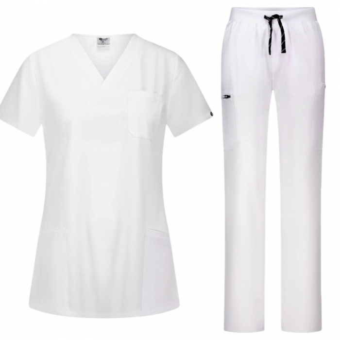 Costum medical Bella - alb [3]
