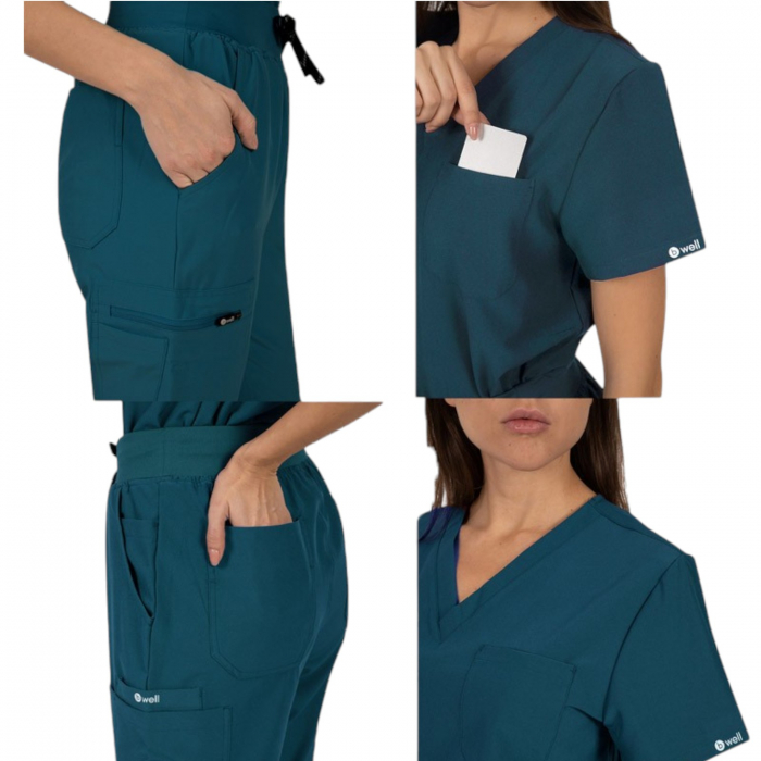 Costum medical Bella - caribbean blue [5]