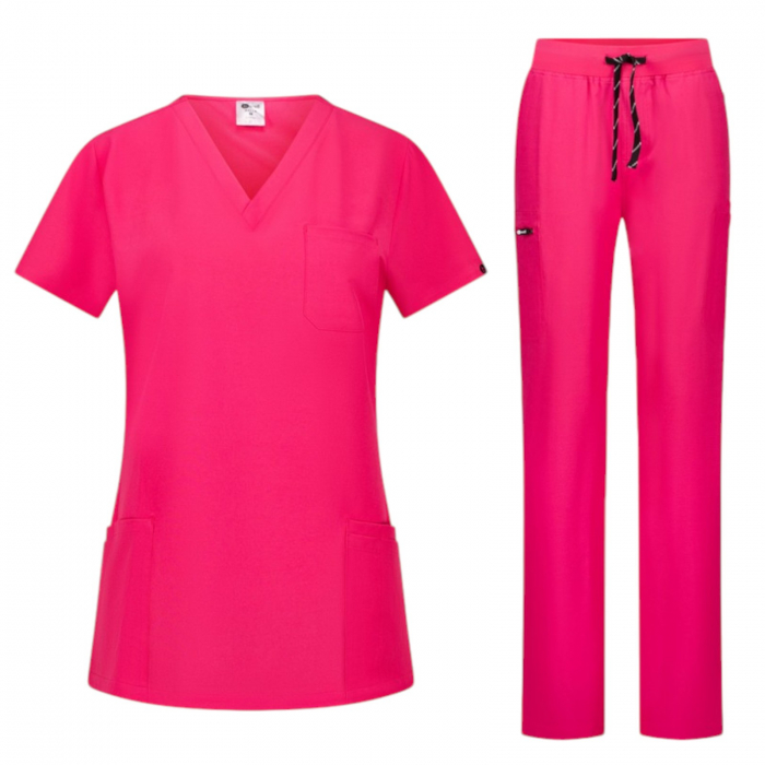 Costum medical Bella - ciclam [3]