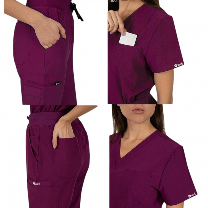 Costum medical Bella - mov [5]