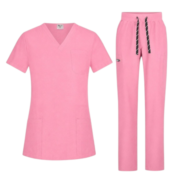 Costum medical Bella - roz [5]