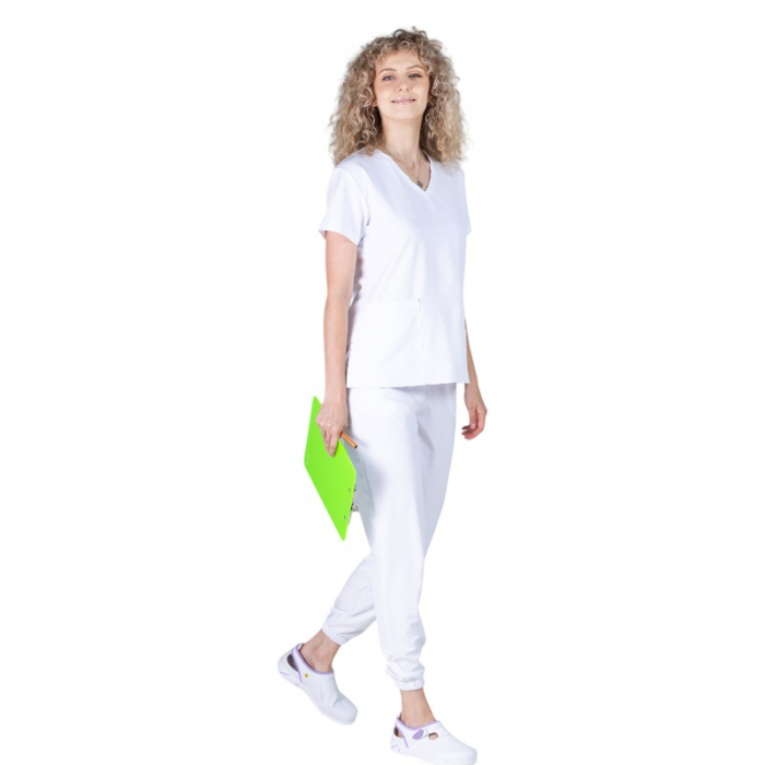 Costum medical Eva dama - alb [2]