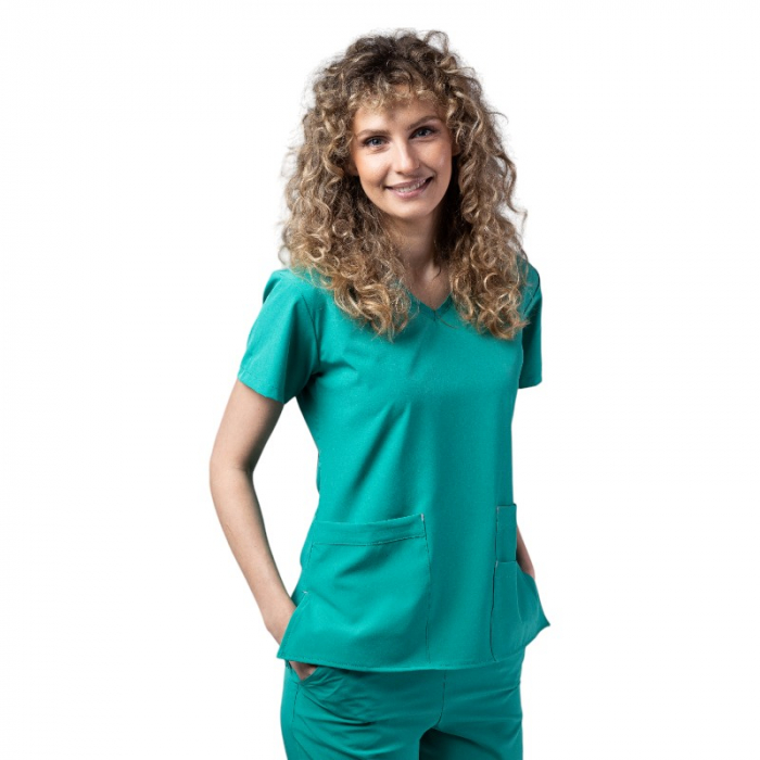 Costum medical Eva dama - verde [3]
