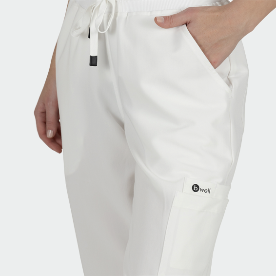 Costum medical Justina dama -  alb [8]