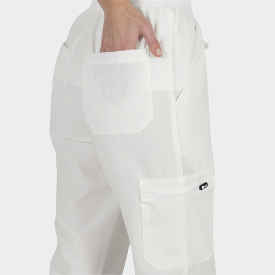 Costum medical Justina dama -  alb [7]