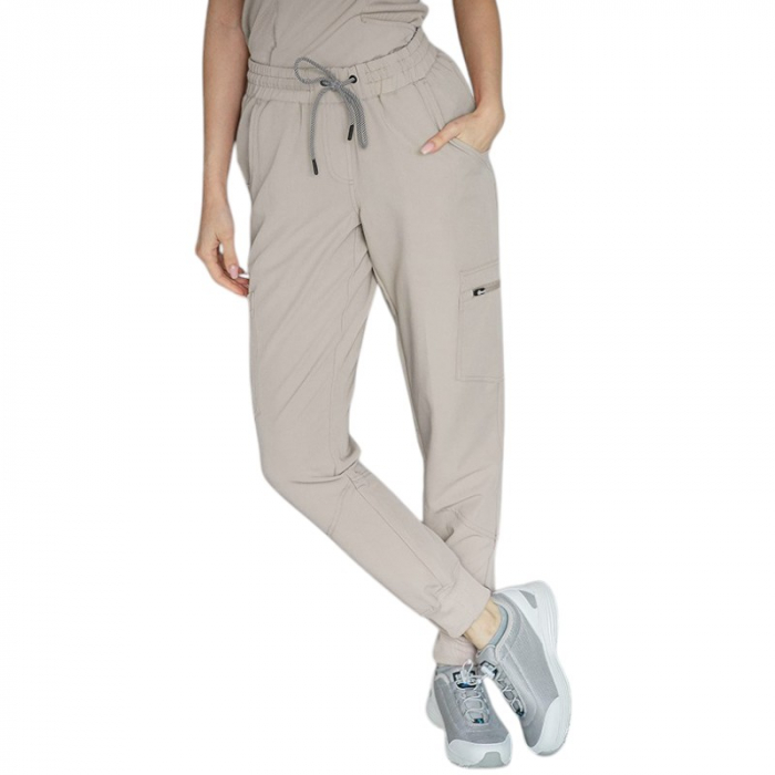 Costum medical Justina dama -  bej pudra [7]