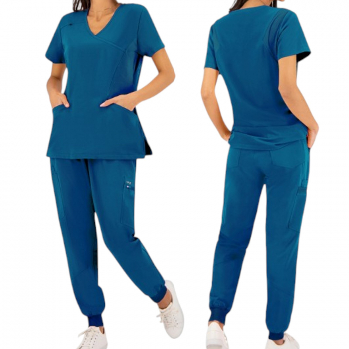 Costum medical Justina dama - caribbean blue [3]
