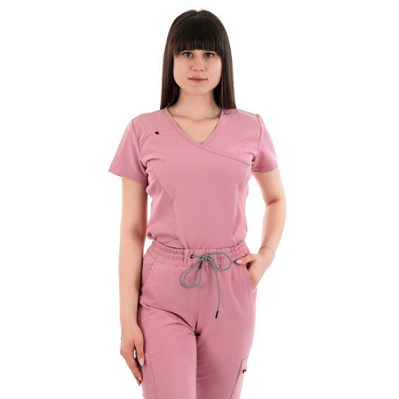 Costum medical Justina dama - roz [3]