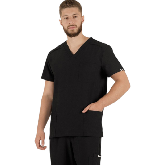 Costum medical Matteo - negru [3]