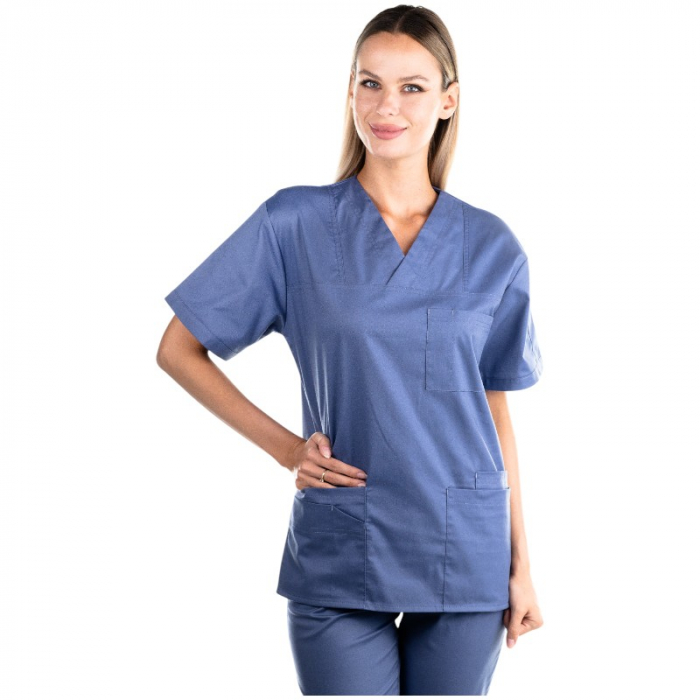 Costum medical PREMIUM unisex - gri petrol [3]