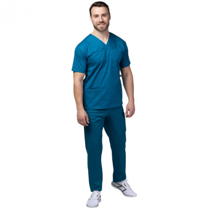 Costum medical PREMIUM unisex - pacific blue [3]