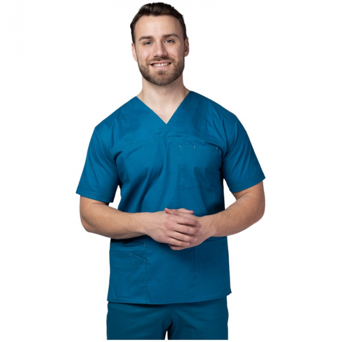 Costum medical PREMIUM unisex - pacific blue [4]