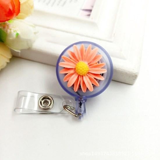 Ecuson retractabil "Orange Daisy" [2]