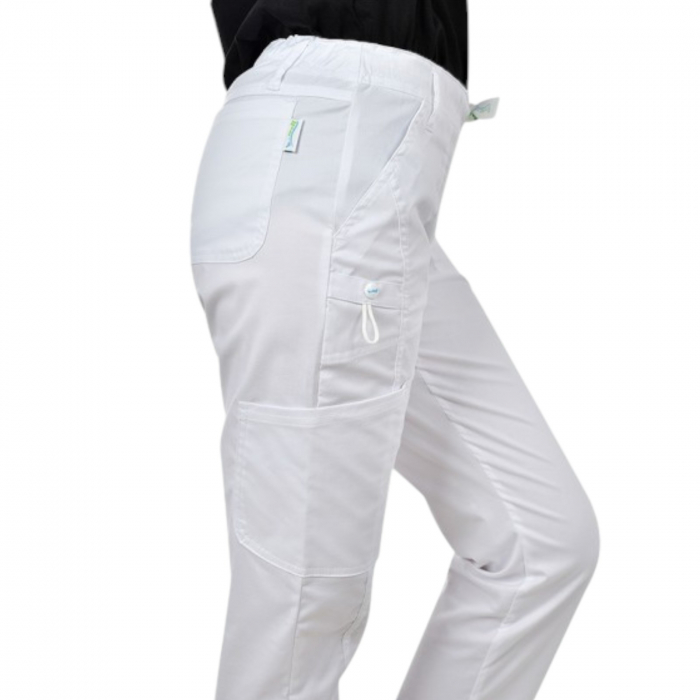 Pantaloni Dante albi de dama [4]